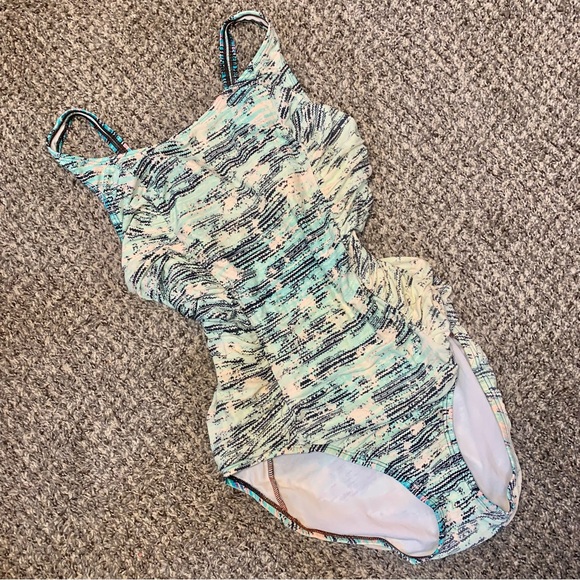 Speedo Other - Speedo VTG 90s One Piece Ruched Swimsuit